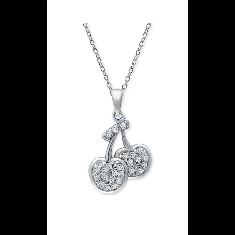 Giani Bernini Silver Cherries Necklace NEW!